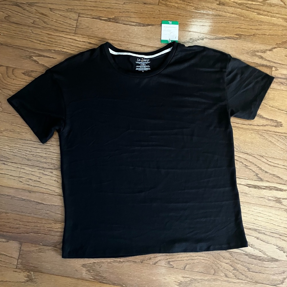 NWT Live To Lounge black T-shirt, just t-shirt is for sale from the set of 4